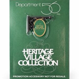Dept 56 Heritage Village Collection Hanging Sign NEW